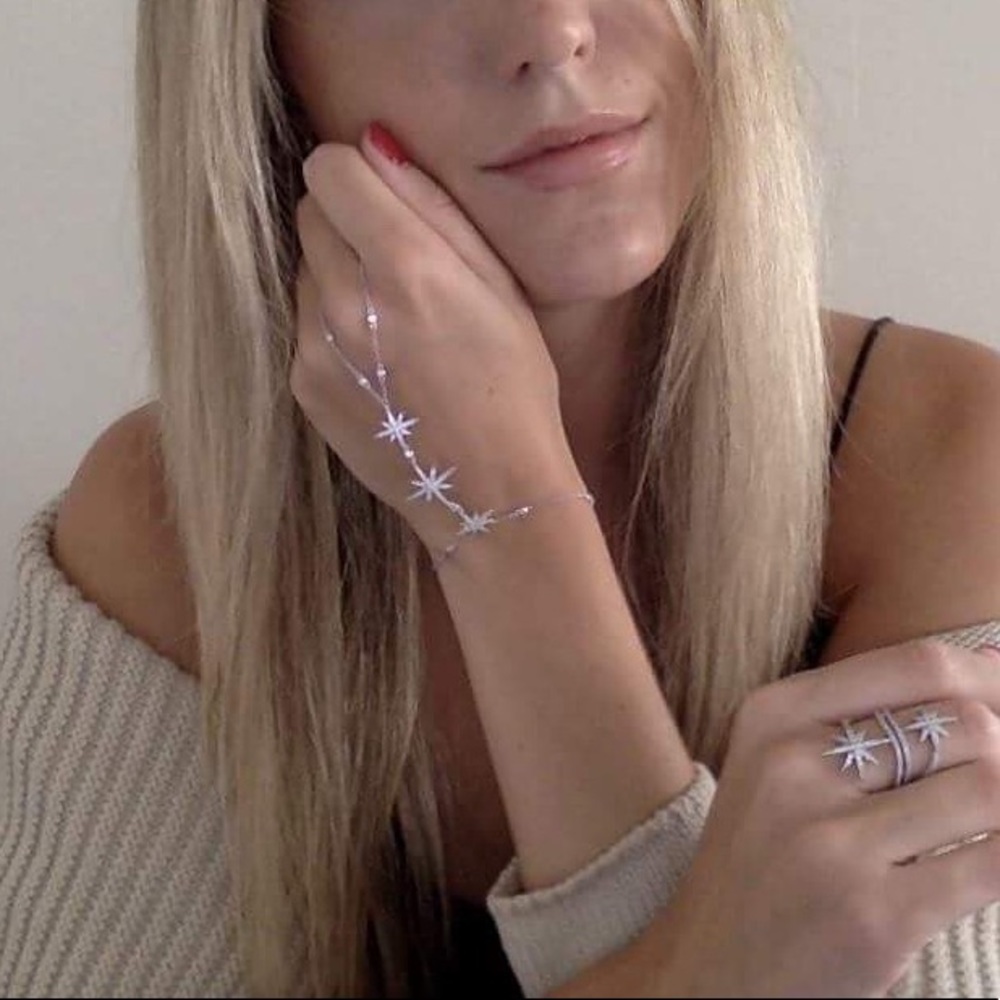 AMP Monaco Meteorites Silver Bracelet